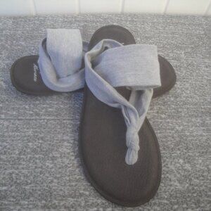 Merence Sandals Gray Yoga Mat Sole Sandals Size 41=10